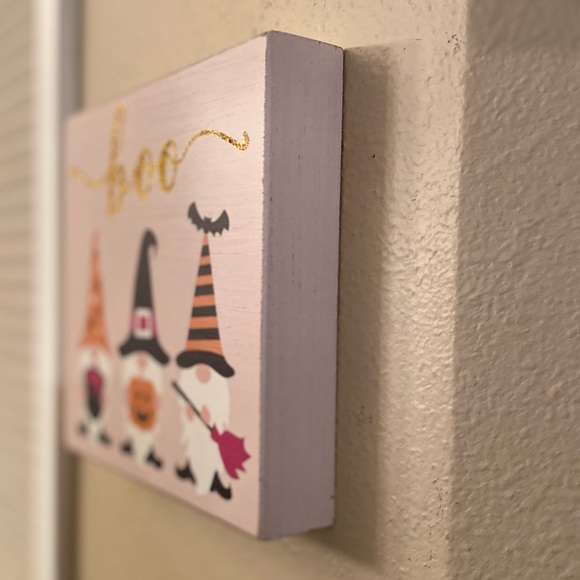 Halloween Gnome Sign, Halloween Witch Gnome Wood Sign, Halloween Gnome Decor - Picture 14 of 16